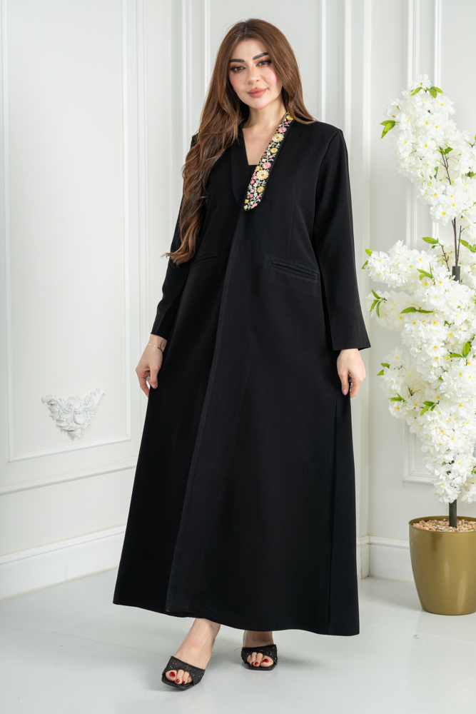 عباية بليزر بتطريز نقشة كمبيوتر - الصورة 10