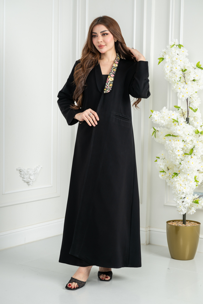 عباية بليزر بتطريز نقشة كمبيوتر - الصورة 8