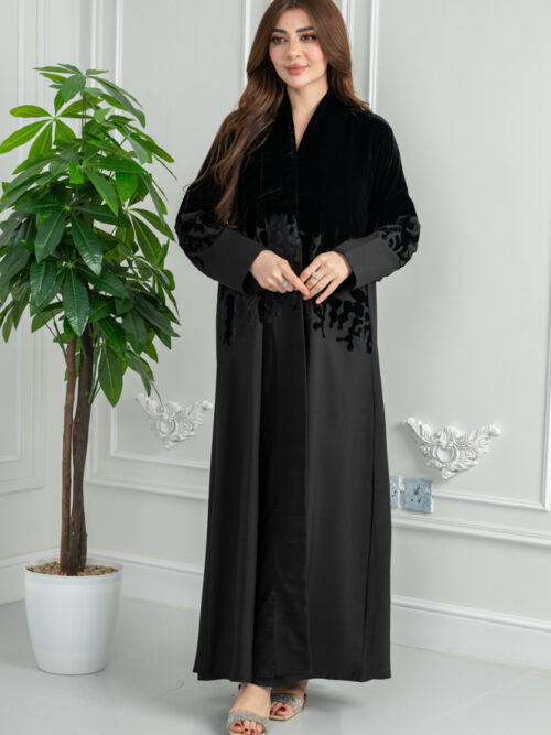 عباية شتوية فاخرة بتصميم حديث وعصري