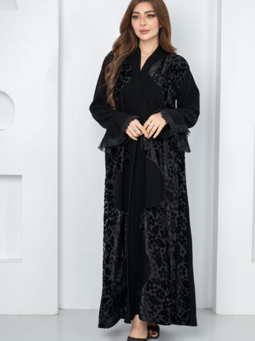 عباية شتوية راقية بتدخيلات