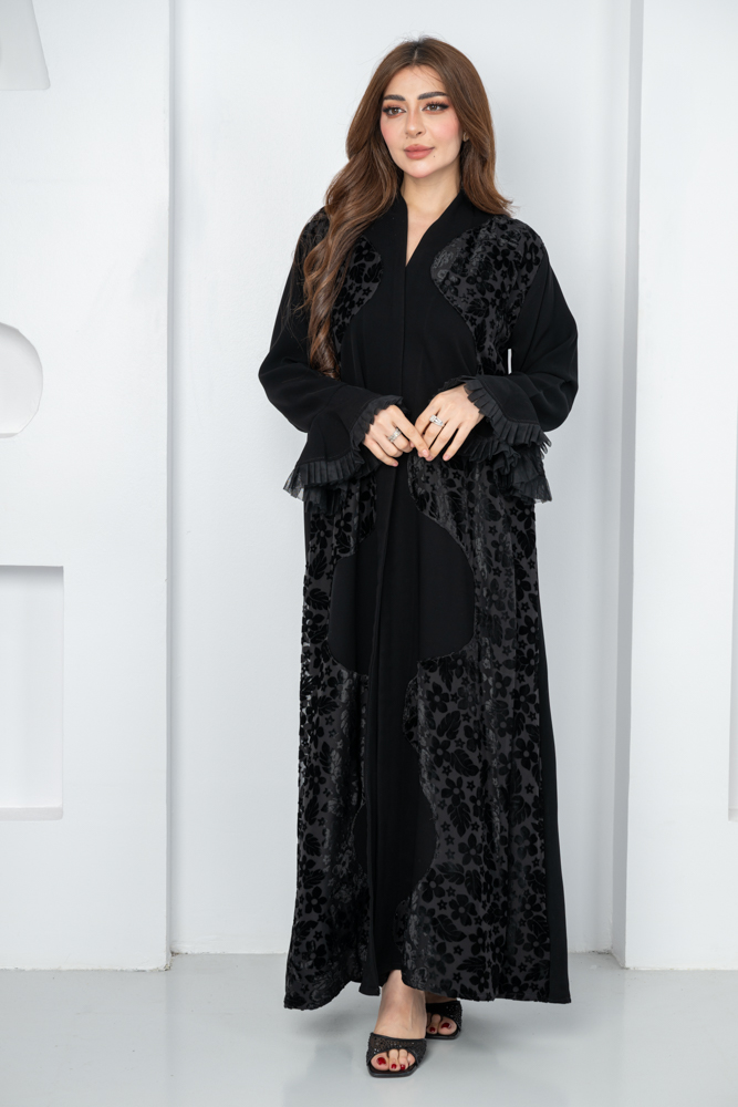 عباية شتوية راقية بتدخيلات